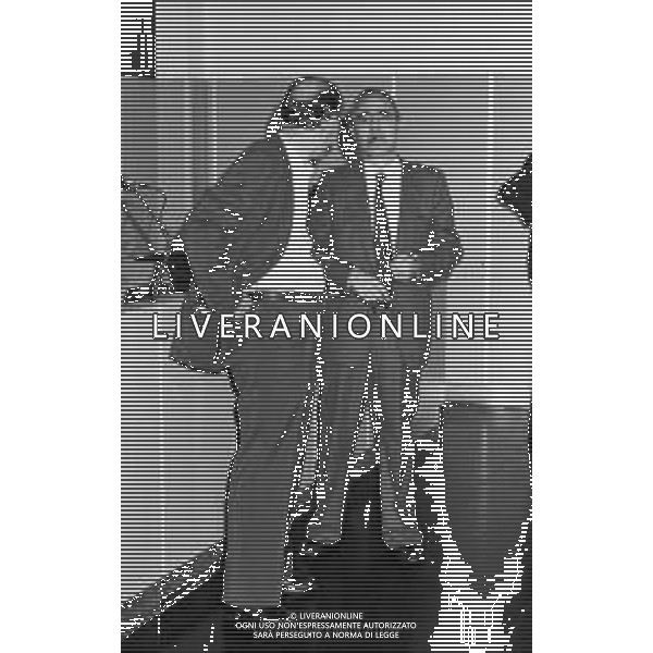 Inaugurazione della sede regionale unitaria della federazione Cgil Cisl Uil della Lombardia a Sesto San Giovanni, Milano 25 settembre del 1982 - RETROSPETTIVA nella foto Pierre Carniti ©ARCHIVIO / AGENZIA ALDO LIVERANI SAS