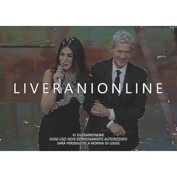 68mo Festival della canzone Italiana Sanremo 2018 Terza Serata Sanremo (IM) - 08.02.2018 Nella Foto: virginia raffaele claudio baglioni /Ph.Vitez-Ag. Aldo Liverani