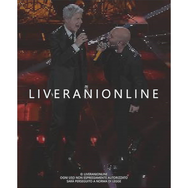 68mo Festival della canzone Italiana Sanremo 2018 Terza Serata Sanremo (IM) - 08.02.2018 Nella Foto: Negramaro Claudio Baglioni /Ph.Vitez-Ag. Aldo Liverani