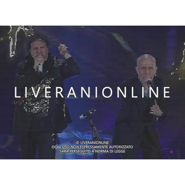 68mo Festival della canzone Italiana Sanremo 2018 Terza Serata Sanremo (IM) - 08.02.2018 Nella Foto: Enzo Avitabile e Peppe Servillo /Ph.Vitez-Ag. Aldo Liverani