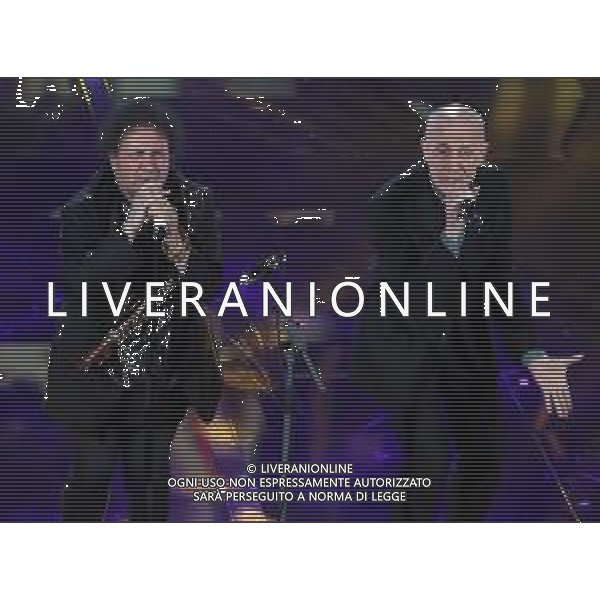 68mo Festival della canzone Italiana Sanremo 2018 Terza Serata Sanremo (IM) - 08.02.2018 Nella Foto: Enzo Avitabile e Peppe Servillo /Ph.Vitez-Ag. Aldo Liverani