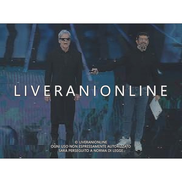 68mo Festival della canzone Italiana Sanremo 2018 Terza Serata Sanremo (IM) - 08.02.2018 Nella Foto: Claudio Baglioni Pierfrancesco Favino /Ph.Vitez-Ag. Aldo Liverani