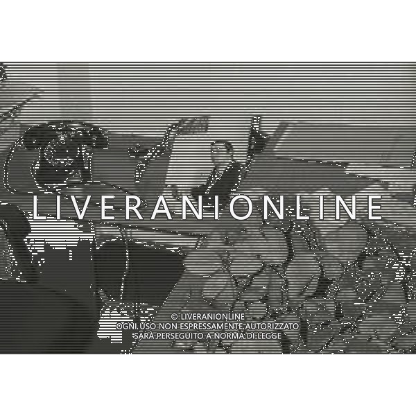 1980 MILANO-REDAZIONE DEL CORRIERE DELLA SERA LA SCRIVANIA DEL GIORNALISTA WALTER TOBAGI DOPO L\'ATTENTATO AG ALDO LIVERANI SAS
