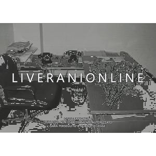 1980 MILANO-REDAZIONE DEL CORRIERE DELLA SERA LA SCRIVANIA DEL GIORNALISTA WALTER TOBAGI DOPO L\'ATTENTATO AG ALDO LIVERANI SAS