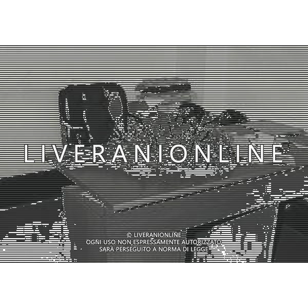 1980 MILANO-REDAZIONE DEL CORRIERE DELLA SERA LA SCRIVANIA DEL GIORNALISTA WALTER TOBAGI DOPO L\'ATTENTATO AG ALDO LIVERANI SAS