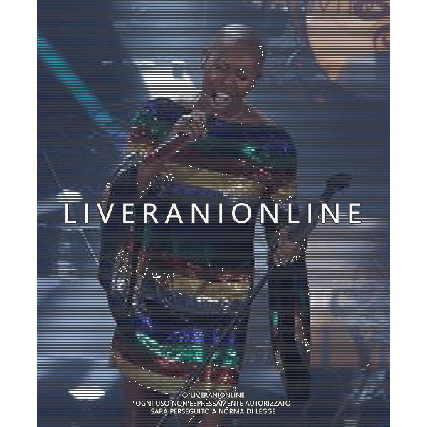 68mo Festival della canzone Italiana Sanremo 2018 Quarta Serata Sanremo (IM) - 09.02.2018 Nella Foto: Le Vibrazioni con Skin /Ph.Vitez-Ag. Aldo Liverani