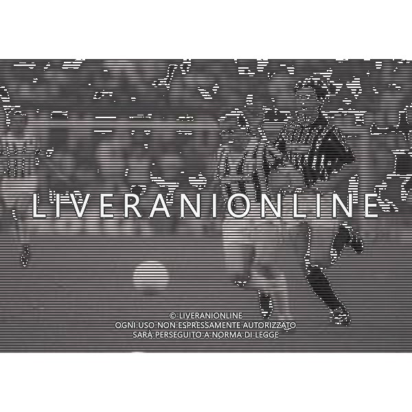 12-06-1985 MILANO-QUARTI DI FINALE DI COPPA ITALIA MILAN JUVENTUS 0-0 NELLA FOTO GIOVANNI KOETTING E FILIPPO GALLI AG ALDO LIVERANI SAS