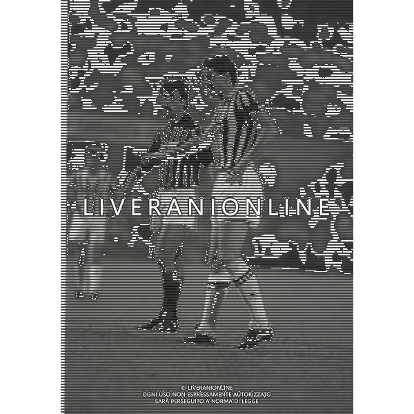 12-06-1985 MILANO-QUARTI DI FINALE DI COPPA ITALIA MILAN JUVENTUS 0-0 NELLA FOTO SERGIO BRIO AG ALDO LIVERANI SAS