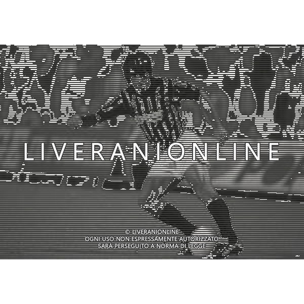 12-06-1985 MILANO-QUARTI DI FINALE DI COPPA ITALIA MILAN JUVENTUS 0-0 NELLA FOTO ALBERICO EVANI AG ALDO LIVERANI SAS