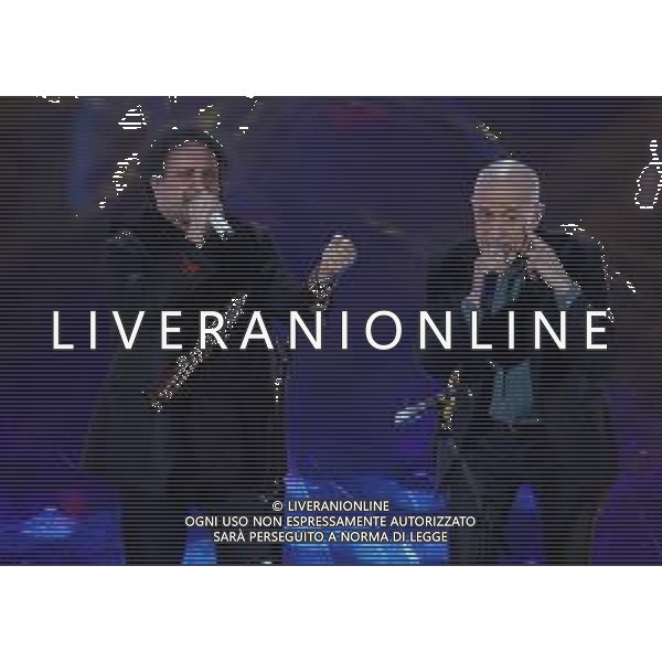 68mo Festival della canzone Italiana Sanremo 2018 Quinta Serata Sanremo (IM) - 10.02.2018 Nella Foto: Enzo Avitabile e Peppe Servillo /Ph.Vitez-Ag. Aldo Liverani