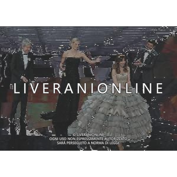 68mo Festival della canzone Italiana Sanremo 2018 Quinta Serata Sanremo (IM) - 10.02.2018 Nella Foto: Claudio Baglioni Michelle Hunziker Pierfrancesco Favino e Sabrina Impacciatore /Ph.Vitez-Ag. Aldo Liverani