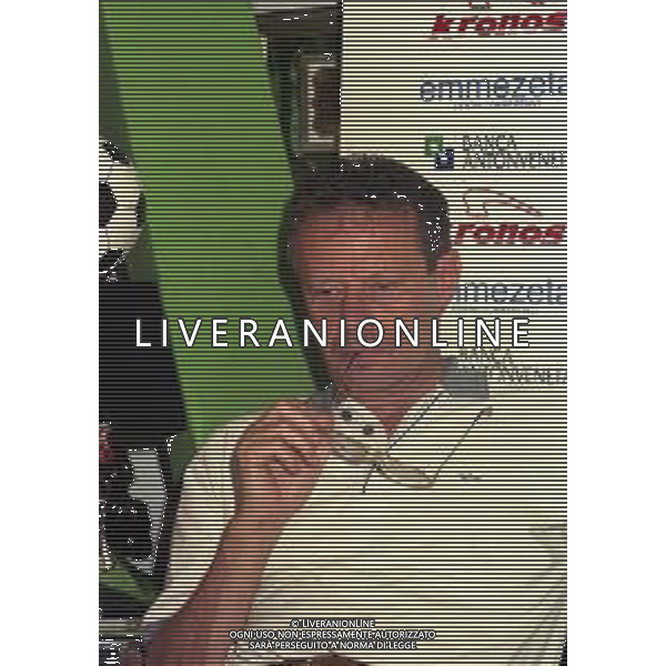 1999 VENEZIA PRESENTAZIONE DEL NUOVO ALLENATORE DEL VENEZIA CALCIO LUCIANO SPALLETTI NELLA FOTO MAURIZIO ZAMPARINI PRESIDENTE VENEZIA CALCIO AG ALDO LIVERANI SAS