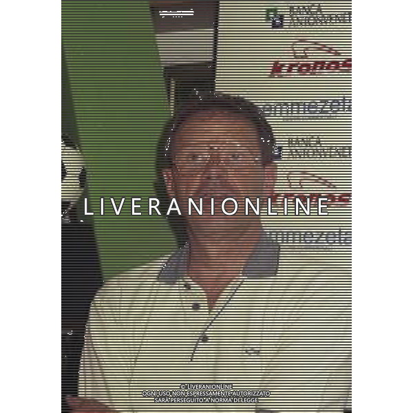 1999 VENEZIA PRESENTAZIONE DEL NUOVO ALLENATORE DEL VENEZIA CALCIO LUCIANO SPALLETTI NELLA FOTO MAURIZIO ZAMPARINI PRESIDENTE VENEZIA CALCIO AG ALDO LIVERANI SAS