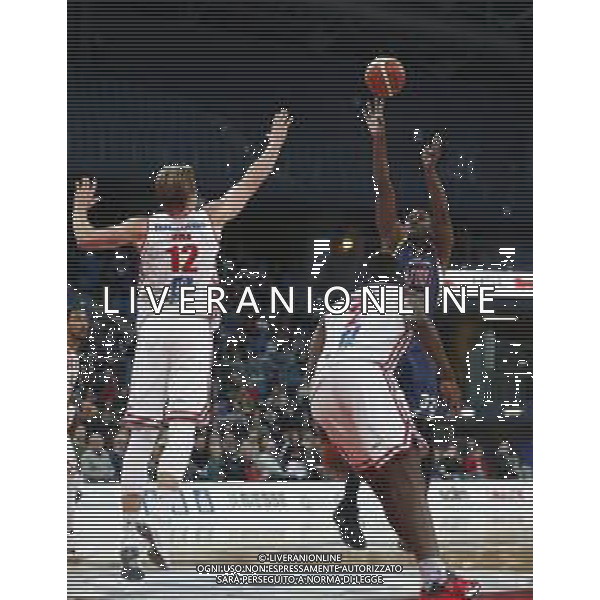 Lega Basket serie A Victoria Libertas Pallacanestro Pesaro - Fiat Torino 11/02/2018 nella foto: Mbakwe Trevor ©Claudio Zamagni/Agenzia Aldo Liverani
