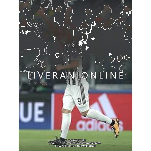 UEFA Champions League 2017/2018 Ottavi di Finale Andata Torino - 13.02.2018 Juventus-Tottenham Hotspur Nella Foto:higuain esulta secondo gol /Ph.Vitez-Ag. Aldo Liverani