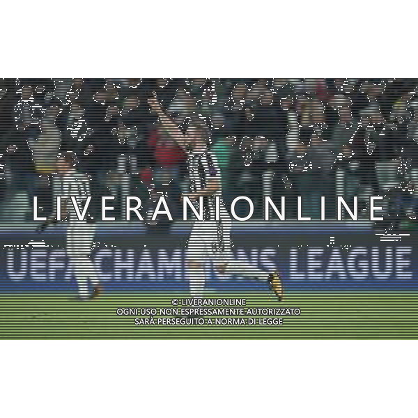 UEFA Champions League 2017/2018 Ottavi di Finale Andata Torino - 13.02.2018 Juventus-Tottenham Hotspur Nella Foto:higuain esulta secondo gol /Ph.Vitez-Ag. Aldo Liverani