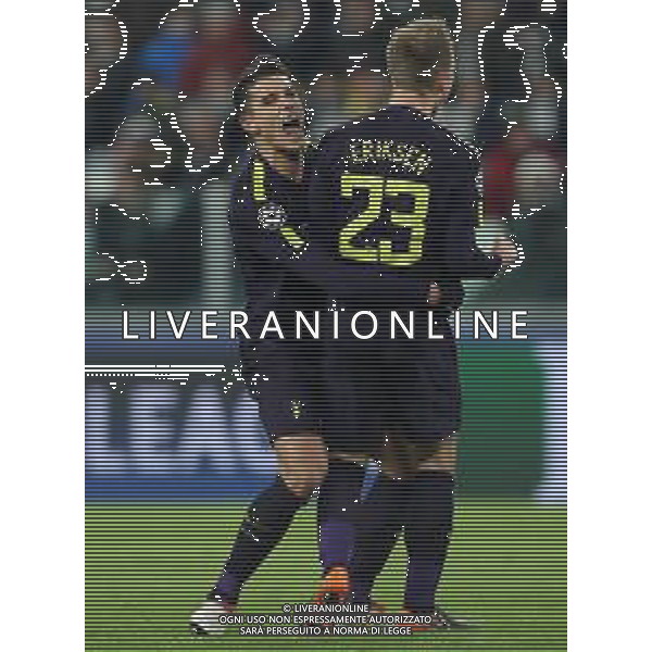 UEFA Champions League 2017/2018 Ottavi di Finale Andata Torino - 13.02.2018 Juventus-Tottenham Hotspur Nella Foto:eriksen esulta /Ph.Vitez-Ag. Aldo Liverani