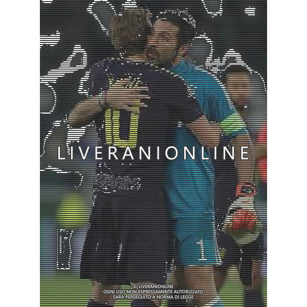 UEFA Champions League 2017/2018 Ottavi di Finale Andata Torino - 13.02.2018 Juventus-Tottenham Hotspur Nella Foto:abbraccio buffon kane /Ph.Vitez-Ag. Aldo Liverani