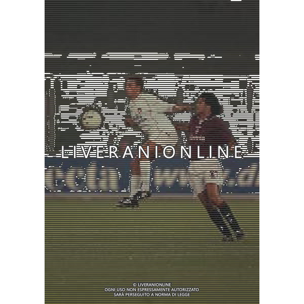 01-09-2000 TORINO- CAMPIONATO DI CALCIO SERIE B TORINO ANCONA 0-2 NELLA FOTO EDDY BAGGIO E FABIO GALANTE AG ALDO LIVERANI SAS