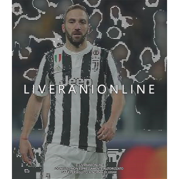 UEFA Champions League 2017/2018 Ottavi di Finale Andata Torino - 13.02.2018 Juventus-Tottenham Hotspur Nella Foto:Higuain Gonzalo /Ph.Vitez-Ag. Aldo Liverani