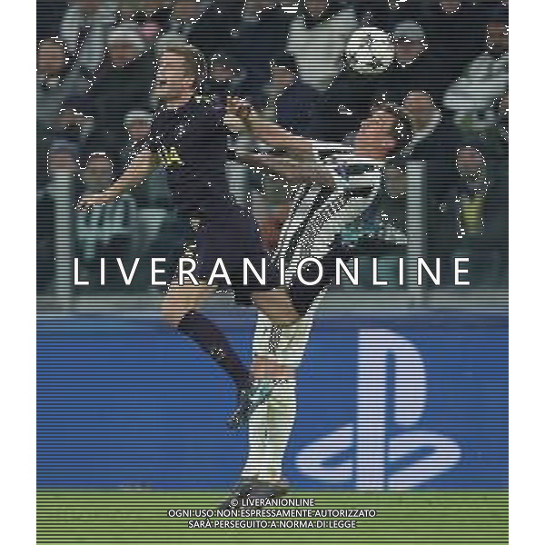 UEFA Champions League 2017/2018 Ottavi di Finale Andata Torino - 13.02.2018 Juventus-Tottenham Hotspur Nella Foto:Dier Eric - Mandzukic Mario /Ph.Vitez-Ag. Aldo Liverani