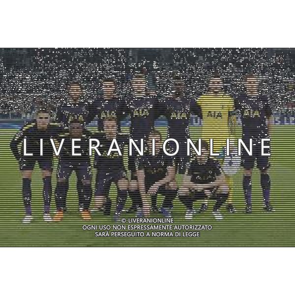 UEFA Champions League 2017/2018 Ottavi di Finale Andata Torino - 13.02.2018 Juventus-Tottenham Hotspur Nella Foto:Tottenham Hotspur squadra formazione Lloris,Vertonghen,Sanchez,Kane,Lamela,Dier,Dembele’,Alli,Eriksen,Aurier,Davies /Ph.Vitez-Ag. Aldo Liverani