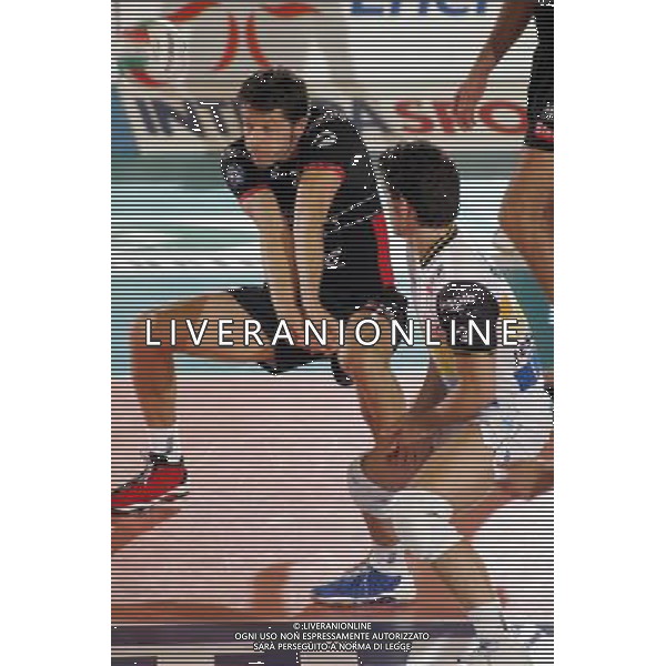 PLAY-OFF VOLLEY SERIE A 2004/05 PARTITA: LUBE MC - SYSLEY NELLA FOTO: Gravina - SYSLEY agenzia aldo liverani
