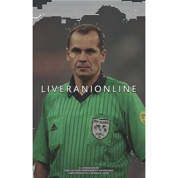 26-10-1999 MILANO- STADIO GIUSEPPE MEAZZA CHAMPIONS LEAGUE MILAN CHELSEA 1-1 NELLA FOTO ARBITRO LEVNIKOV NIKOLAI AG ALDO LIVERANI SAS