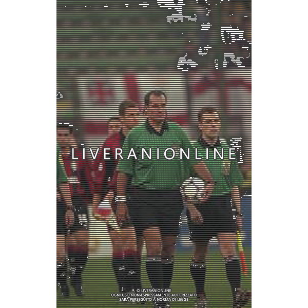 26-10-1999 MILANO- STADIO GIUSEPPE MEAZZA CHAMPIONS LEAGUE MILAN CHELSEA 1-1 NELLA FOTO ARBITRO LEVNIKOV NIKOLAI AG ALDO LIVERANI SAS