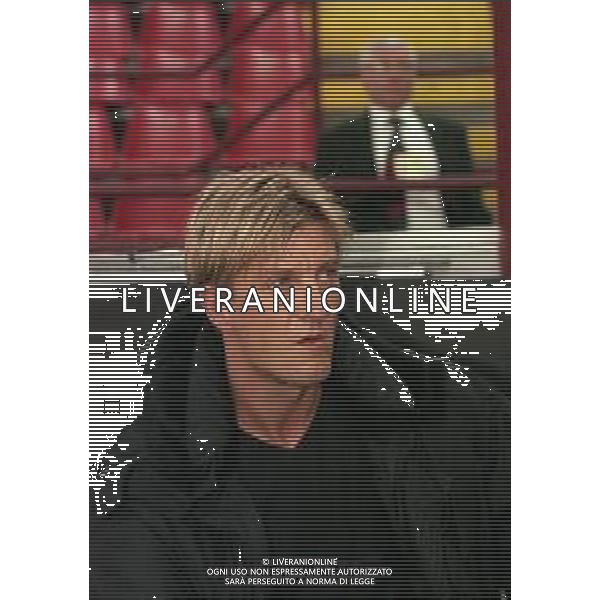 26-10-1999 MILANO- STADIO GIUSEPPE MEAZZA CHAMPIONS LEAGUE MILAN CHELSEA 1-1 NELLA FOTO WIM KIEFT COMMENTATORE AG ALDO LIVERANI SAS