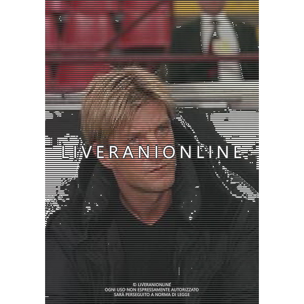 26-10-1999 MILANO- STADIO GIUSEPPE MEAZZA CHAMPIONS LEAGUE MILAN CHELSEA 1-1 NELLA FOTO WIM KIEFT COMMENTATORE AG ALDO LIVERANI SAS