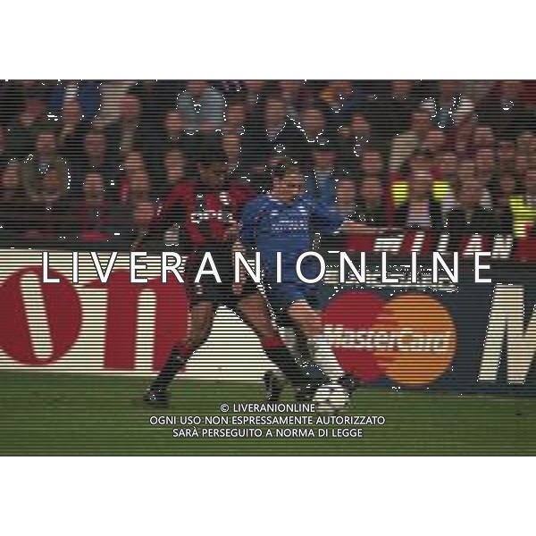 26-10-1999 MILANO- STADIO GIUSEPPE MEAZZA CHAMPIONS LEAGUE MILAN CHELSEA 1-1 NELLA FOTO SERGINHO-ALBERT FERRER AG ALDO LIVERANI SAS