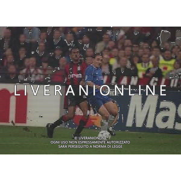 26-10-1999 MILANO- STADIO GIUSEPPE MEAZZA CHAMPIONS LEAGUE MILAN CHELSEA 1-1 NELLA FOTO SERGINHO-ALBERT FERRER AG ALDO LIVERANI SAS
