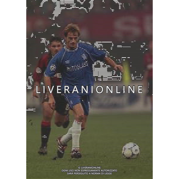 26-10-1999 MILANO- STADIO GIUSEPPE MEAZZA CHAMPIONS LEAGUE MILAN CHELSEA 1-1 NELLA FOTO GABRIELE AMBROSETTI AG ALDO LIVERANI SAS