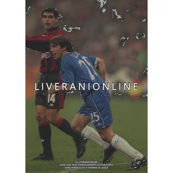 26-10-1999 MILANO- STADIO GIUSEPPE MEAZZA CHAMPIONS LEAGUE MILAN CHELSEA 1-1 NELLA FOTO GIANFRANCO ZOLA AG ALDO LIVERANI SAS