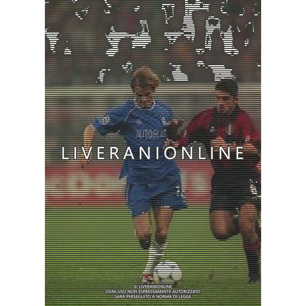 26-10-1999 MILANO- STADIO GIUSEPPE MEAZZA CHAMPIONS LEAGUE MILAN CHELSEA 1-1 NELLA FOTO GABRIELE ANBROSETTI AG ALDO LIVERANI SAS