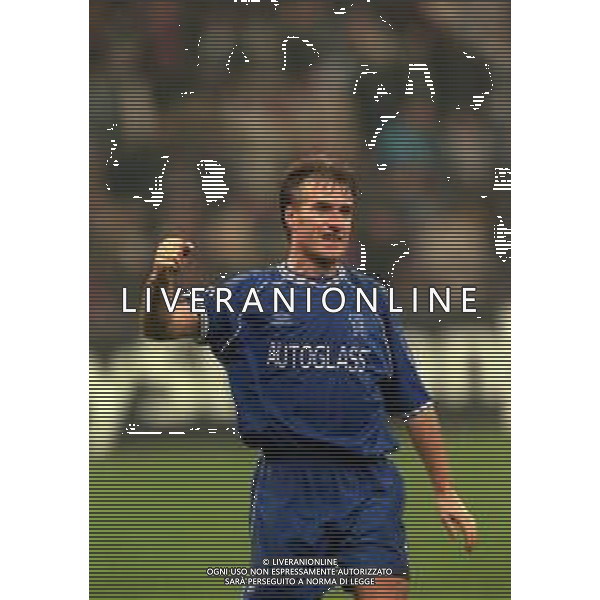 26-10-1999 MILANO- STADIO GIUSEPPE MEAZZA CHAMPIONS LEAGUE MILAN CHELSEA 1-1 NELLA FOTO DIDIER DESCHAMPS AG ALDO LIVERANI SAS