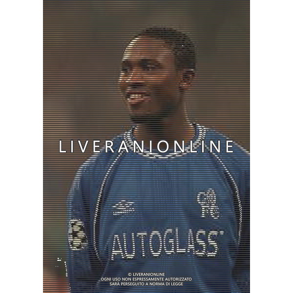 26-10-1999 MILANO- STADIO GIUSEPPE MEAZZA CHAMPIONS LEAGUE MILAN CHELSEA 1-1 NELLA FOTO BABAYARO CELESTINE AG ALDO LIVERANI SAS