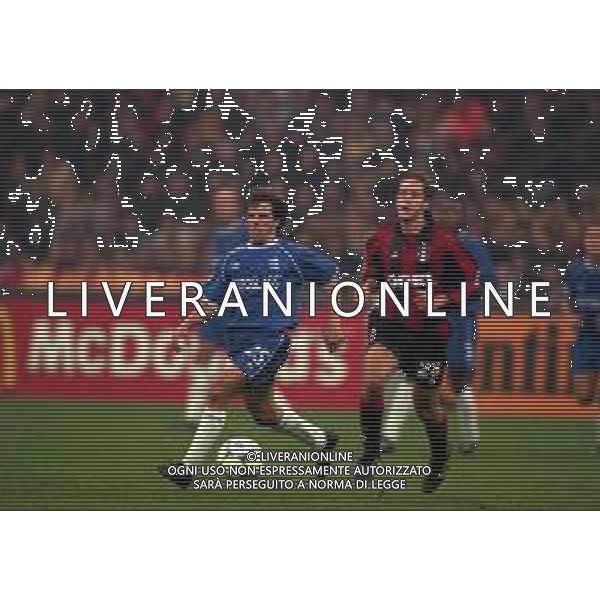 26-10-1999 MILANO- STADIO GIUSEPPE MEAZZA CHAMPIONS LEAGUE MILAN CHELSEA 1-1 NELLA FOTO GIANFRANCO ZOLA AG ALDO LIVERANI SAS