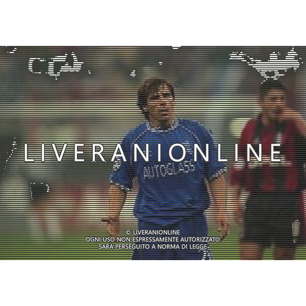26-10-1999 MILANO- STADIO GIUSEPPE MEAZZA CHAMPIONS LEAGUE MILAN CHELSEA 1-1 NELLA FOTO GIANFRANCO ZOLA AG ALDO LIVERANI SAS