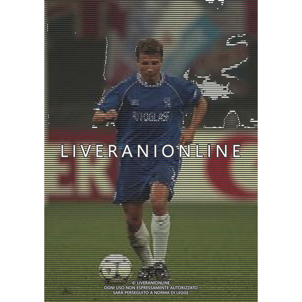 26-10-1999 MILANO- STADIO GIUSEPPE MEAZZA CHAMPIONS LEAGUE MILAN CHELSEA 1-1 NELLA FOTO DAN PETRESCU AG ALDO LIVERANI SAS