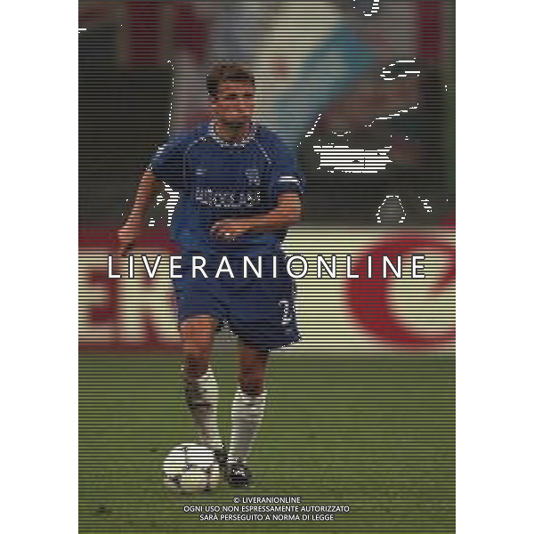 26-10-1999 MILANO- STADIO GIUSEPPE MEAZZA CHAMPIONS LEAGUE MILAN CHELSEA 1-1 NELLA FOTO DAN PETRESCU AG ALDO LIVERANI SAS