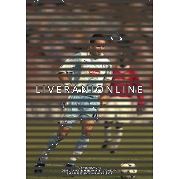 27-08-1999 MONTECARLO- FINALE SUPERCOPPA EUROPEA MANCHESTER UNITED LAZIO 0-1 NELLA FOTO SINISA MIHAJLOVIC AG ALDO LIVERANI SAS