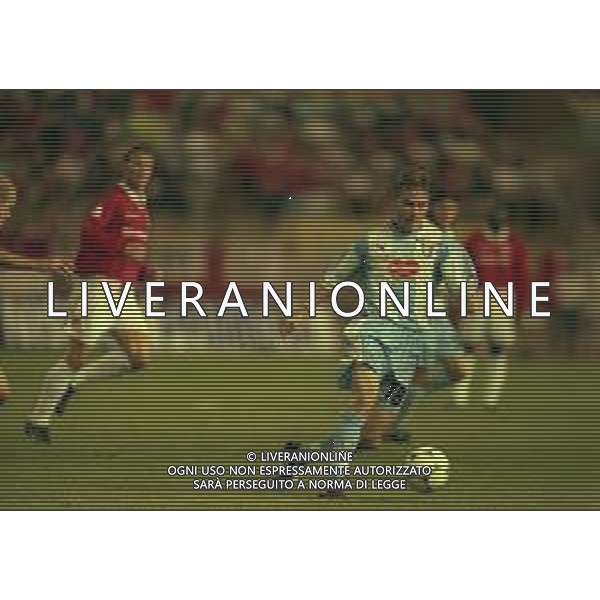 27-08-1999 MONTECARLO- FINALE SUPERCOPPA EUROPEA MANCHESTER UNITED LAZIO 0-1 NELLA FOTO PAVEL NEDVED AG ALDO LIVERANI SAS