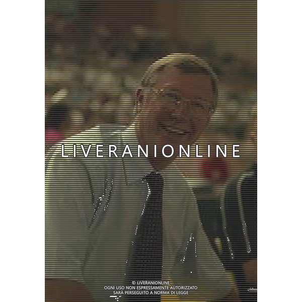 27-08-1999 MONTECARLO- FINALE SUPERCOPPA EUROPEA MANCHESTER UNITED LAZIO 0-1 NELLA FOTO ALEX FERGUSON ALLENATORE MANCHESTER UNITED AG ALDO LIVERANI SAS