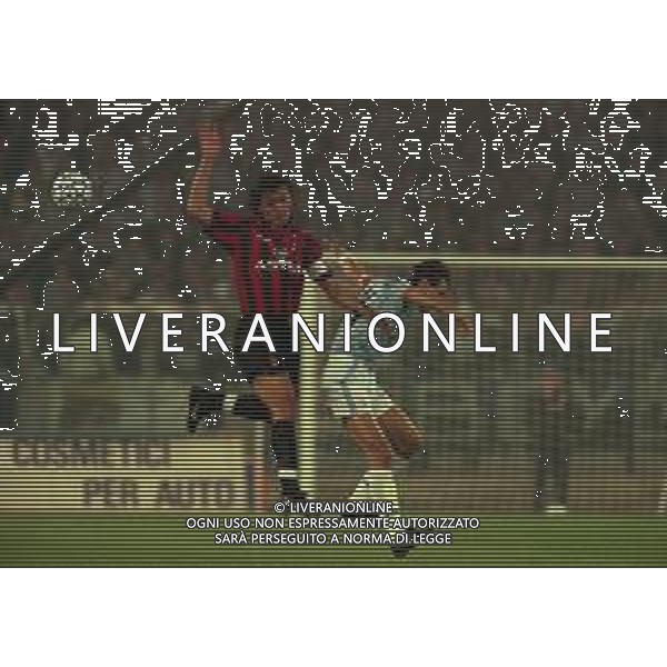 29-04-1998 ROMA -FINALE DI COPPA ITALIA TIM LAZIO MILAN 3-1 NELLA FOTO PAOLO MALDINI E DIEGO FUSER AG ALDO LIVERANI SAS