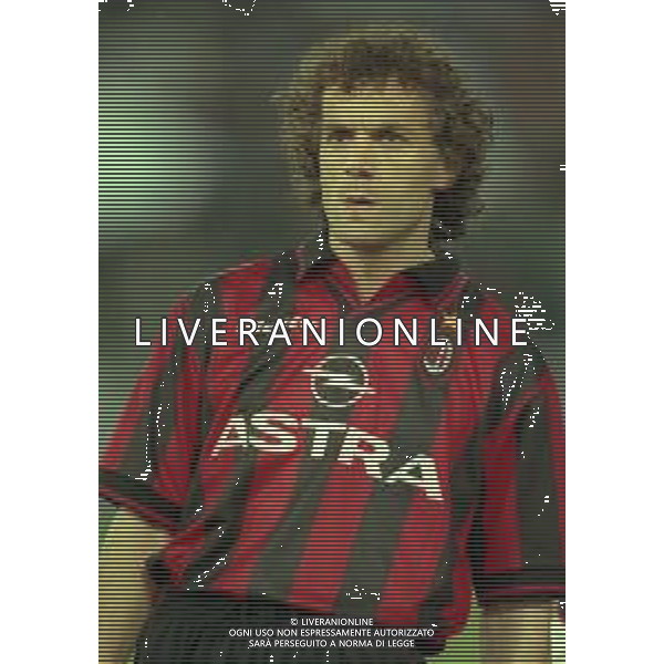 29-04-1998 ROMA -FINALE DI COPPA ITALIA TIM LAZIO MILAN 3-1 NELLA FOTO ROBERTO DONADONI AG ALDO LIVERANI SAS
