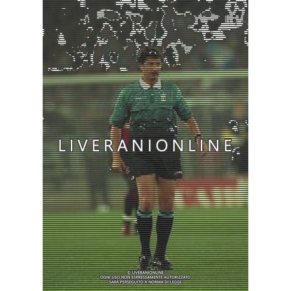 29-04-1998 ROMA -FINALE DI COPPA ITALIA TIM LAZIO MILAN 3-1 NELLA FOTO ARBITRO FIORENZO TREOSSI AG ALDO LIVERANI SAS