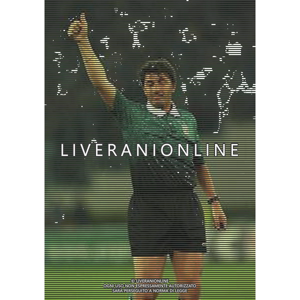 29-04-1998 ROMA -FINALE DI COPPA ITALIA TIM LAZIO MILAN 3-1 NELLA FOTO ARBITRO FIORENZO TREOSSI AG ALDO LIVERANI SAS