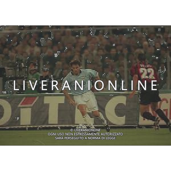29-04-1998 ROMA -FINALE DI COPPA ITALIA TIM LAZIO MILAN 3-1 NELLA FOTO ROBERTO MANCINI AG ALDO LIVERANI SAS